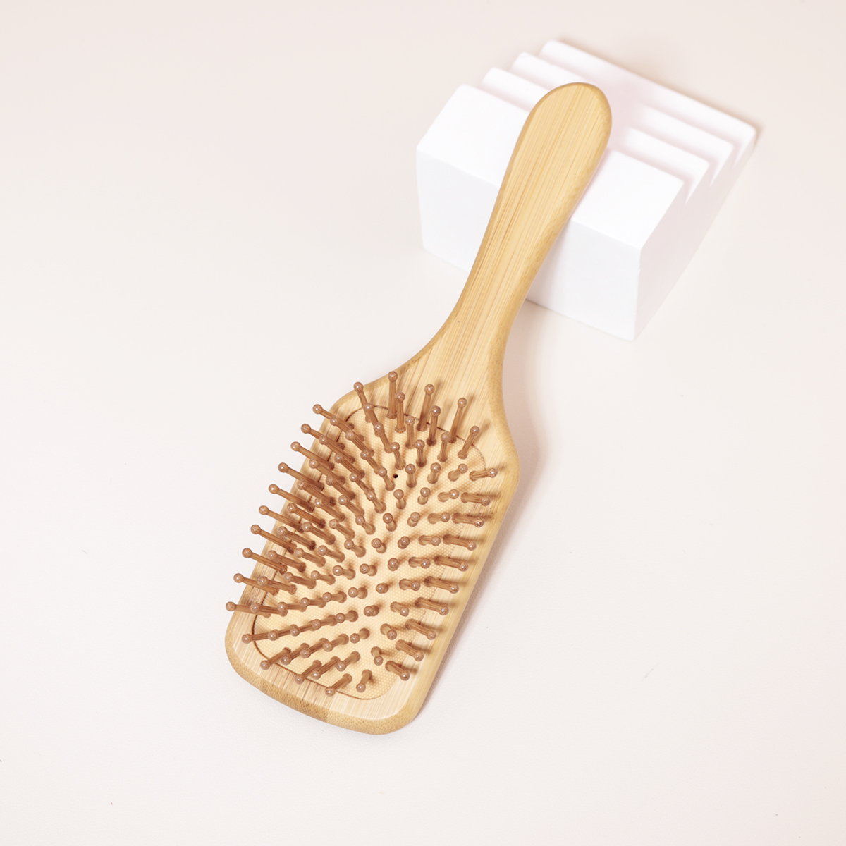 Bamboo Hair Brush - Natural bamboo wooden air cushion comb,