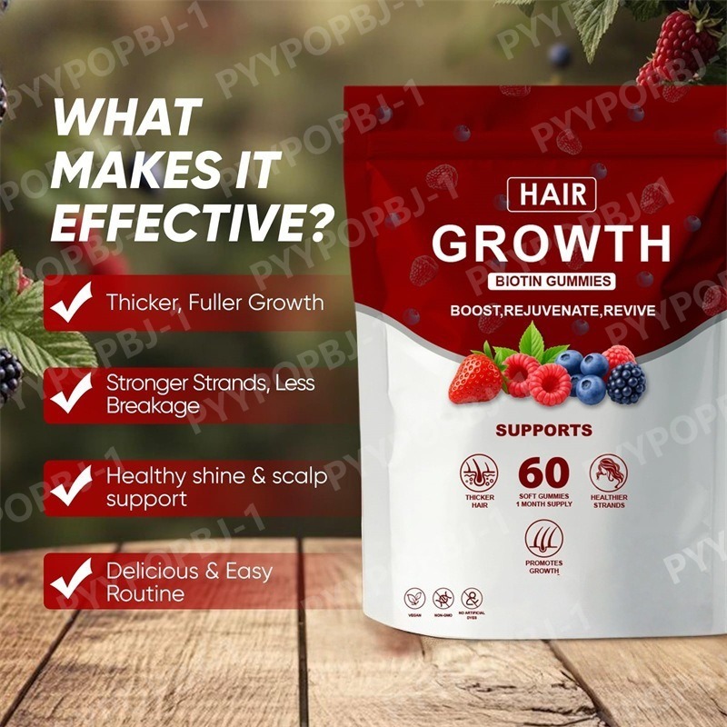 Women Hair Growth Vitamin Gumm - Hair Care Gummies incelemesi ve fiyatı