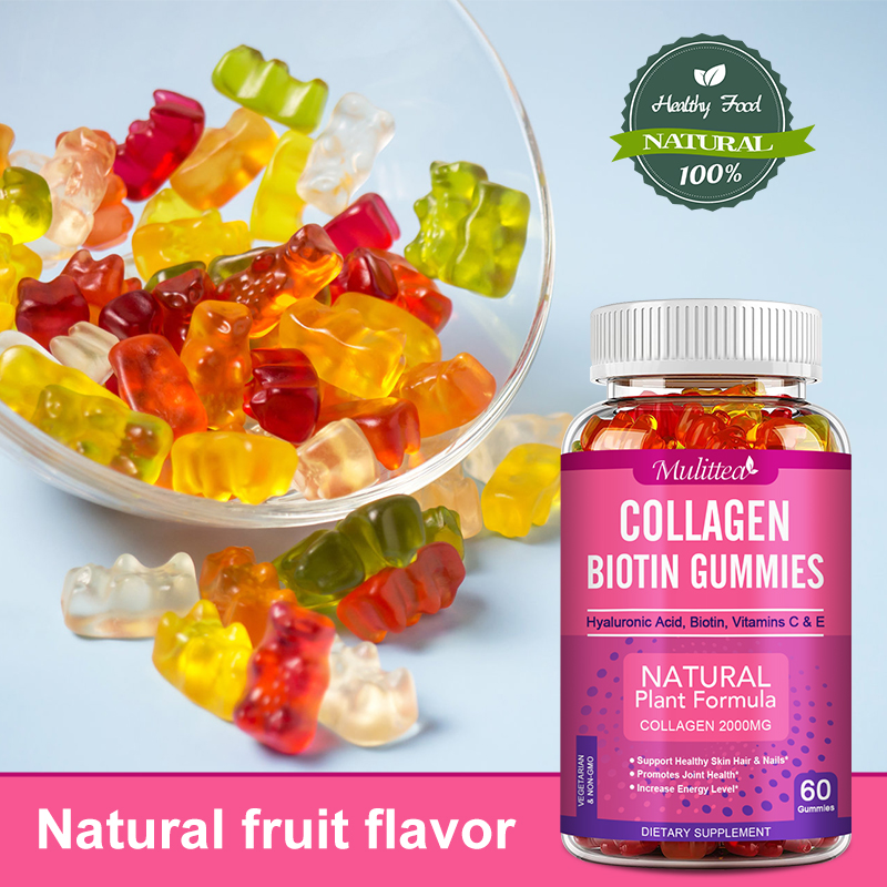 Mulittea Collagen Gummies with - Hair Care Gummies incelemesi ve fiyatı