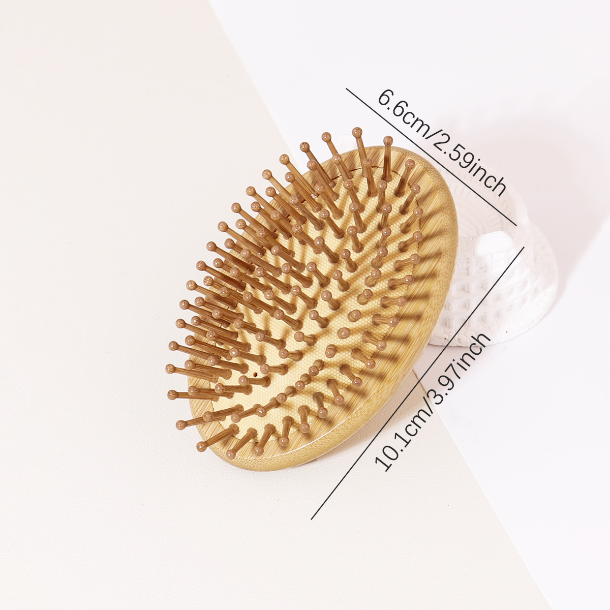 1pc Bamboo Brush Anti-Static A - Bamboo Hair Brush incelemesi ve fiyatı