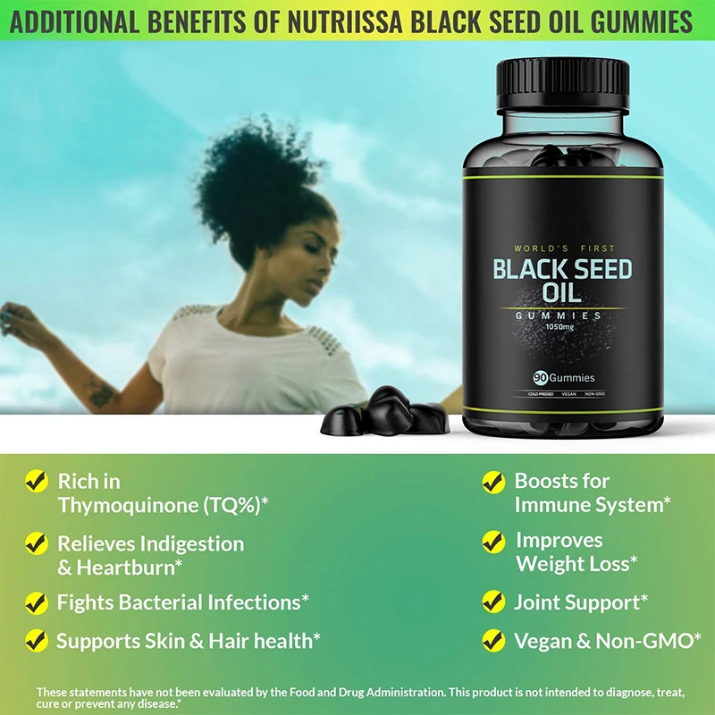 2 Bottle Black Seed Oil Soft C - Hair Care Gummies incelemesi ve fiyatı