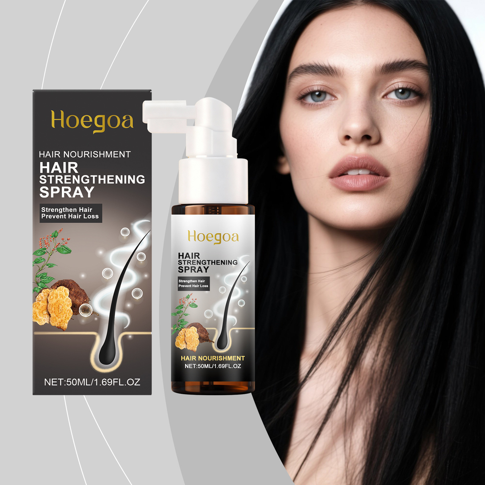 Hoegoa Hair Strengthening Spra - Hair Care For Hair Fall incelemesi ve fiyatı
