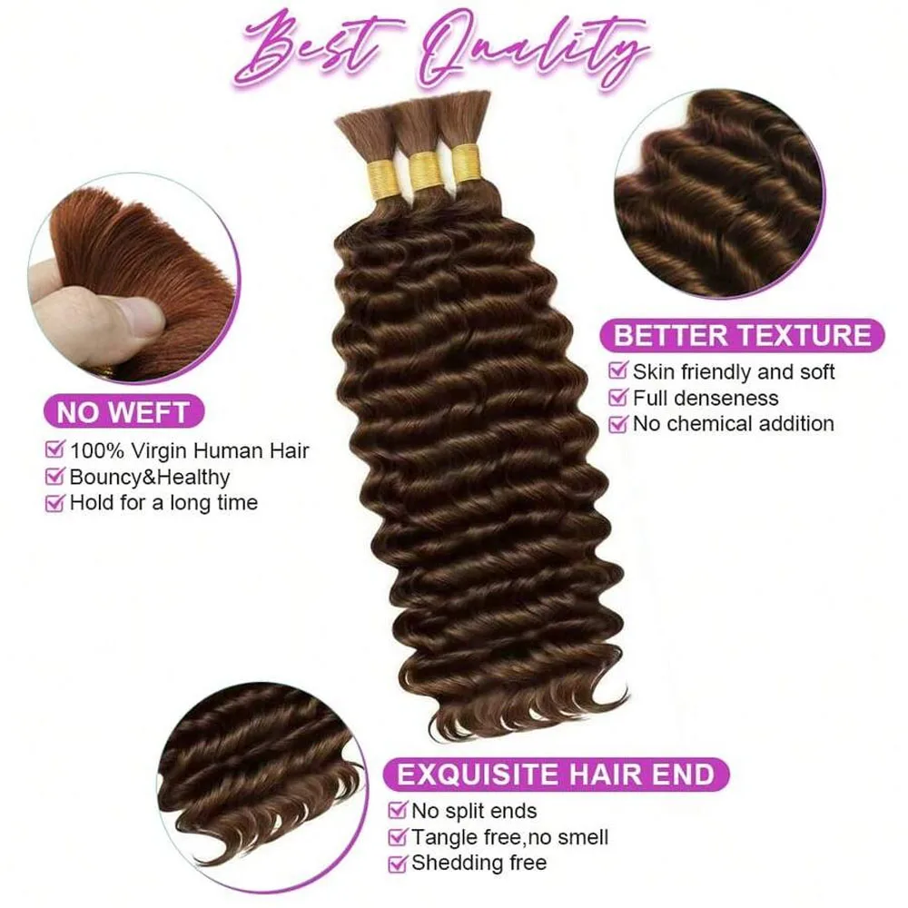 Chocolate Brown Deep Wave Bulk - Hair Care Good Hair incelemesi ve fiyatı