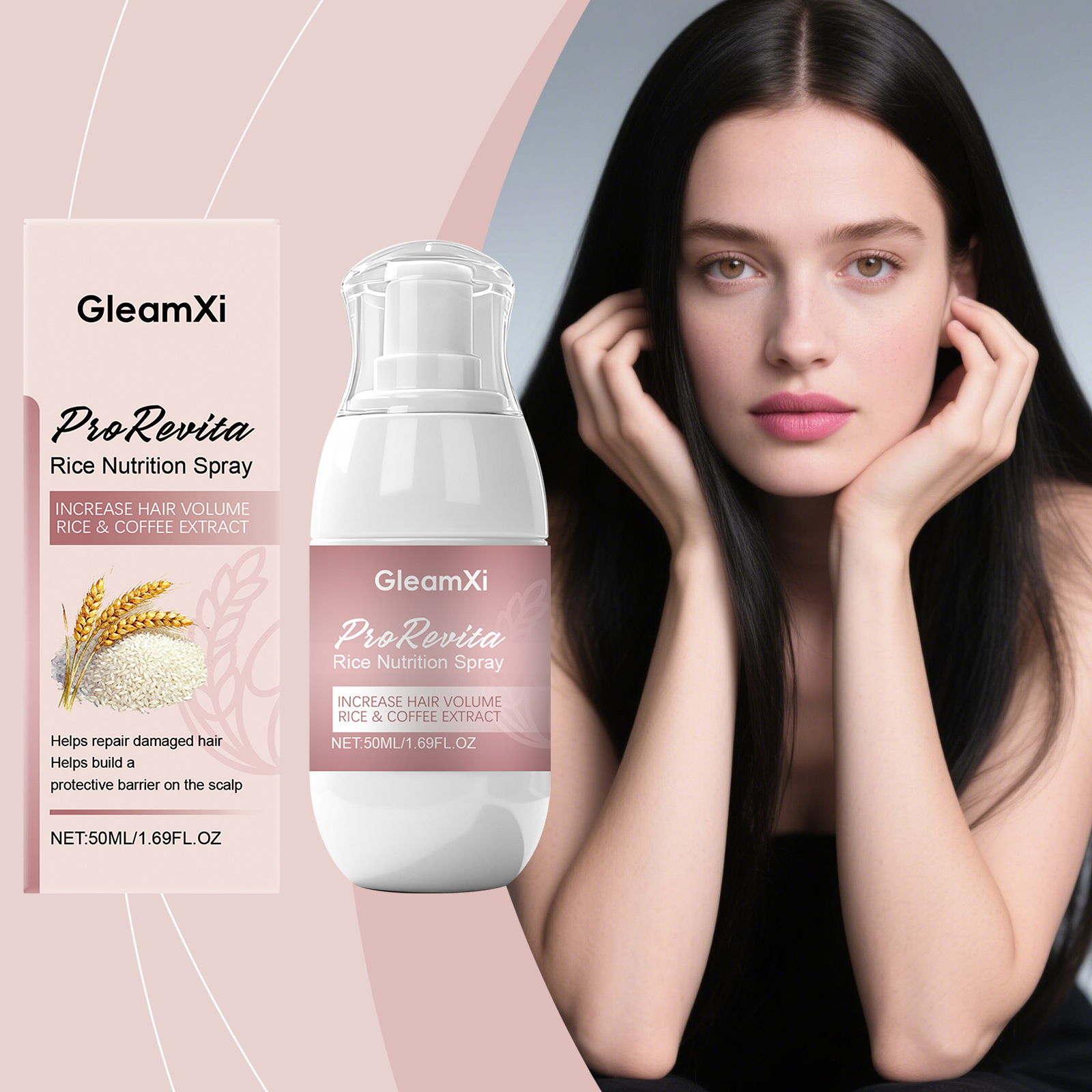 Rice Water Hair Spray Hair Gro - Hair Care For Hair Fall incelemesi ve fiyatı
