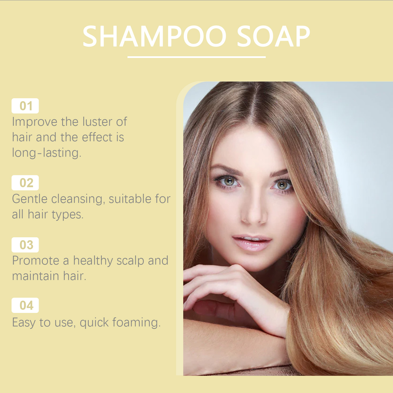 HOEGOA 60G Shampoo Soap Nouris - Hair Care For Hair Fall incelemesi ve fiyatı